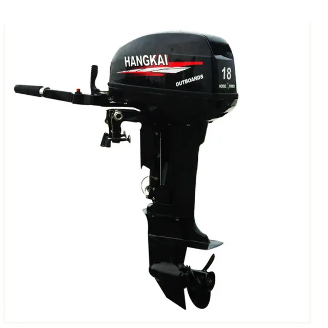2-Stroke 18 HP Outboard Motor Fishing Boat Engine Water Cooling CDI System New