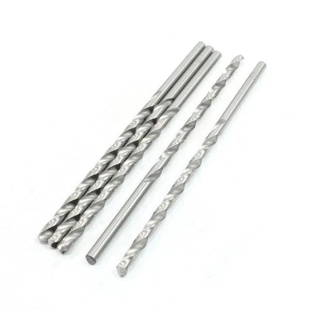 5 Pc 119mm Longue 4,2mm Dia FRAISE HSS Foret perçage