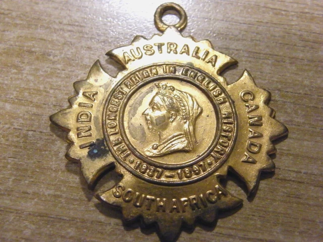 A 1897 Queen Victoria Diamond Jubilee  Medal  nice condition 47mm