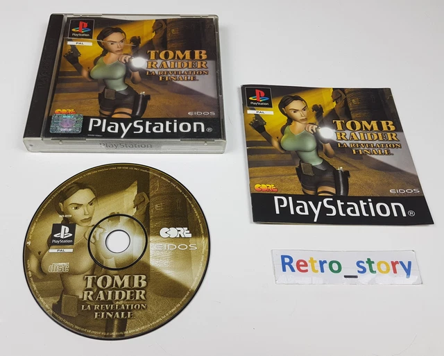 Jeu PS1 TOMB RAIDER LA REVELATION FINALE - Version PAL FR, Bon état Boîtier Complet