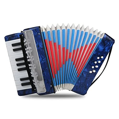 Kids Accordion Entry Level Piano Accordion 17 Key 8 Bass Beginner Accordion