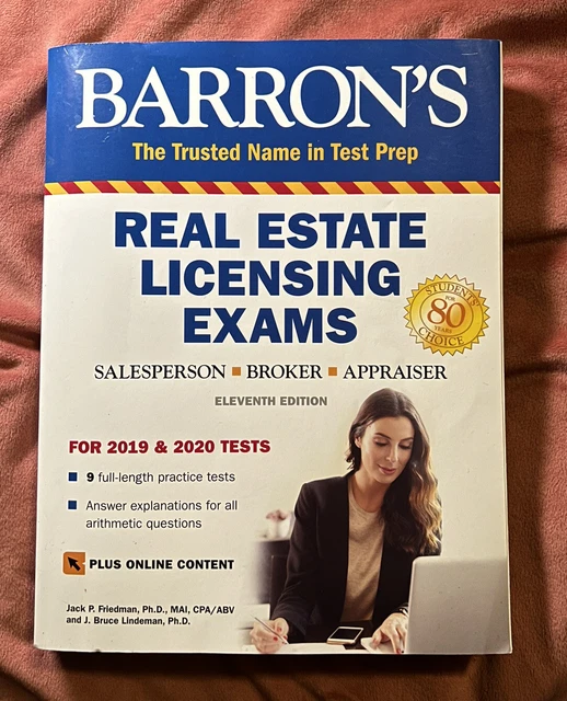BARRON’S REAL ESTATE Licensing Exams with Online Digital Flashcards