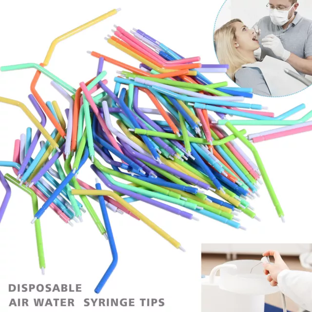 1000pcs Dental Disposable Spray Nozzles Tips für 3-Way Air Water Syringe BE O2D5