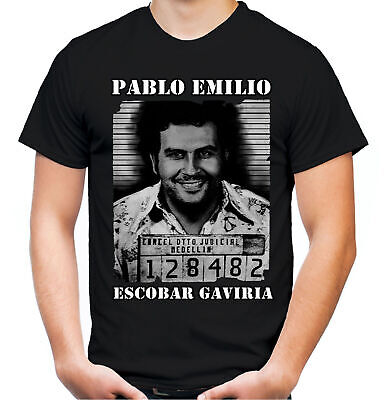Pablo Escobar T-SHIRT | droga Don Pablo cocaina el patron spacciatori Chapo mafia