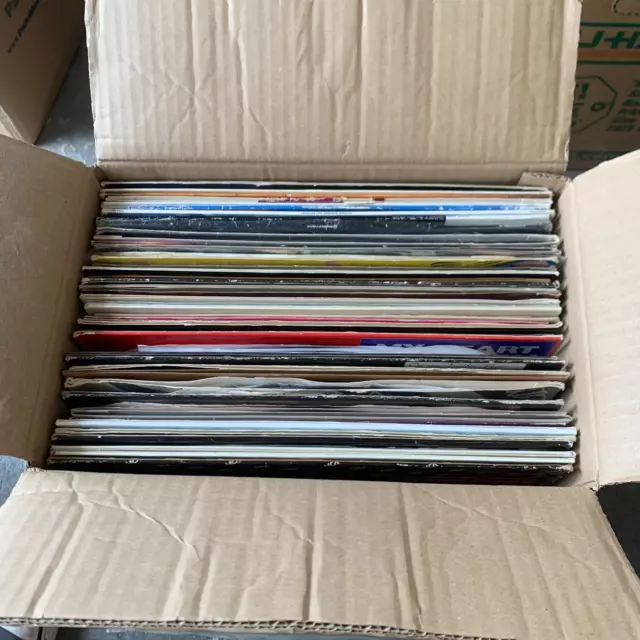 250 x House Dance Disco Hip Hop Vinyl Records Job Lot 12" Singles  Surprise Box!