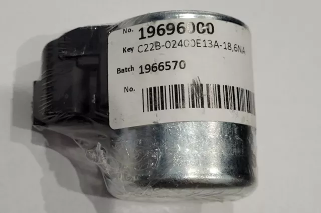 Sauer-Danfoss Solenoid Coil DCV03 24v E13  19696000   158-8129 NEW IN PACKAGING