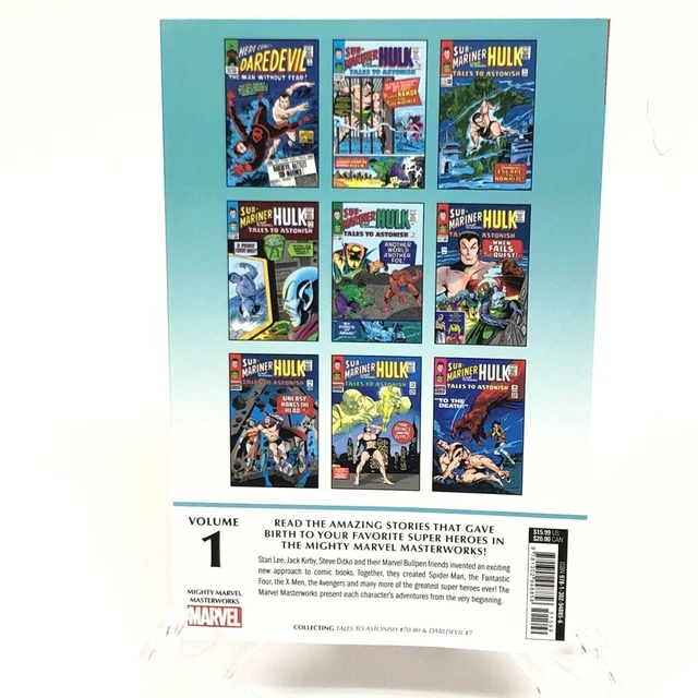 Namor Sub-Mariner Mighty Marvel Masterworks Vol 1 New Marvel Comics TPB 3