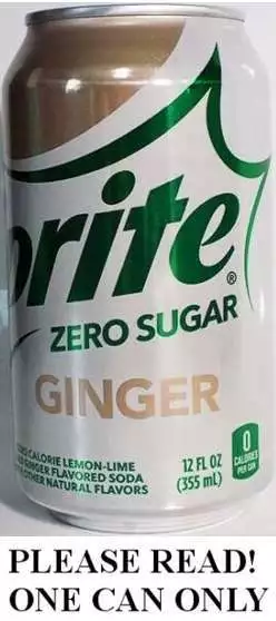 Ingwer Sprite Null 2020 Voll Neu 355ml Kann Coca-Cola Limitierte Auflage