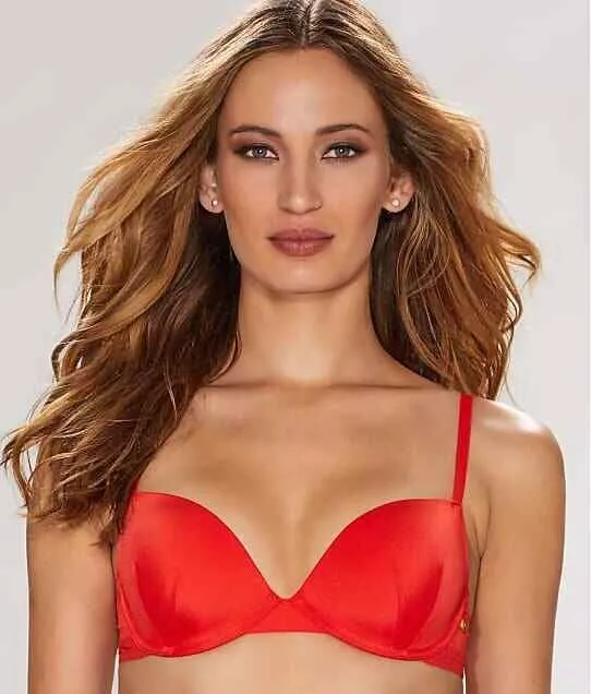 Elle Macpherson The Body T-shirt Bra High Risk Red Size 32C Bnwt