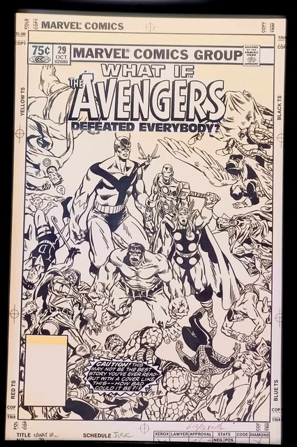 What If #29 Michael Golden 11x17 FRAMED Original Art Poster Print Marvel Comics