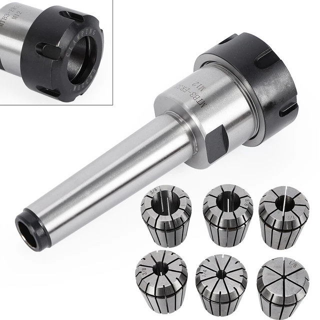 MT3 ER32 Morse Taper Collet Chuck Tool Holder & 1/2 1/4 3/4 1/8 3/8 5/8 Collects