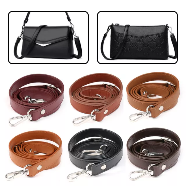 Replacement Purse Leather Strap Handle Shoulder Crossbody Handbag Bag Belt Solid