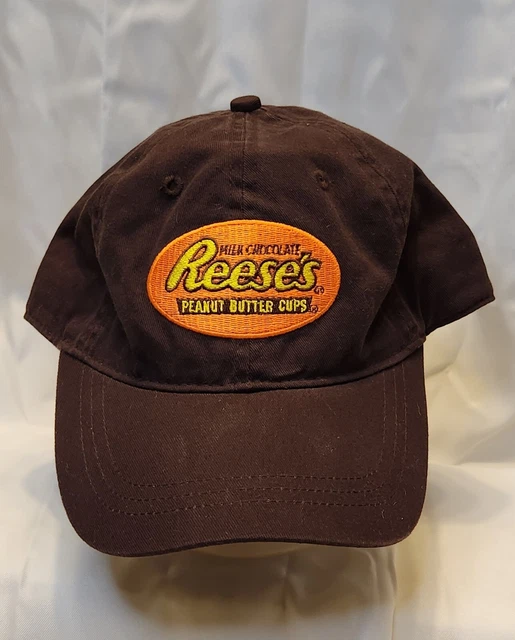 REESES PEANUT BUTTER Cups Hersheys Embroidered Logo Brown Cotton