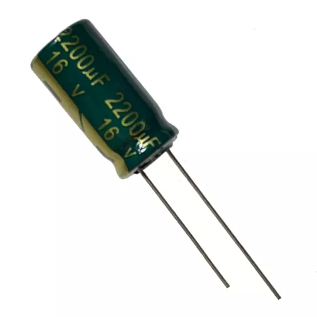 2200UF 16V 10x20mm Radial Elektrolyt Kondensator Capacitor 1-10 Stück