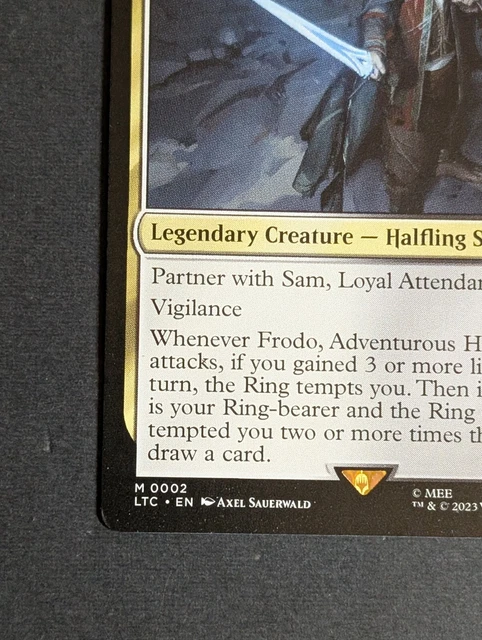 MTG CARD - 1x Frodo Adventurous Hobbit - NM - LOTR - Tales of Middle ...