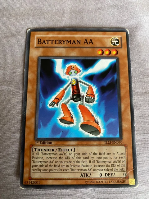 yugioh batteryman cards Yu-Gi-Oh! - Fuel Cell (TSHD-EN035) - The Shining Darkness - Unlimited Edition Type monster from your Graveyard to destroy 1 monster and 1 Spell or Trap Card on the field. Batteryman Solar | Card Details