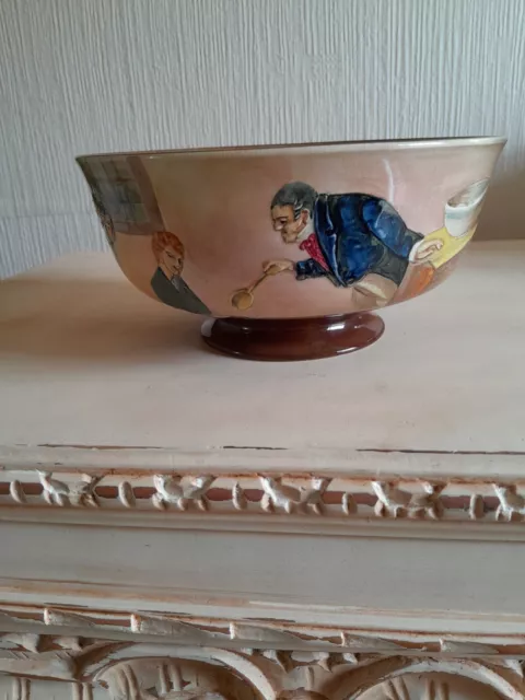 Royal Doulton "Oliver Twist. Can I Have Some More Please" Large Footed Bowl.