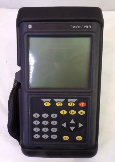 GE Sensing TransPort PT878 Portable Flow Meter, For Parts/ Repair