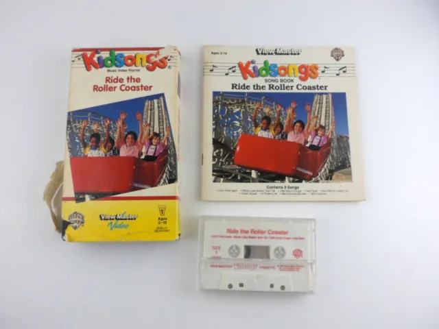 KIDSONGS - RIDE the Roller Coaster View-Master Video VHS Cassette Song ...