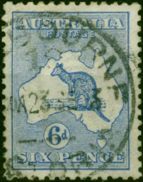 Australia 1913 6d Ultramarine SG9 Fine Used (3)