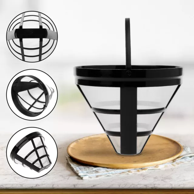 Reusable Coffee Filters Coffee Maker Basket Filter Cone Coffee Filters 3