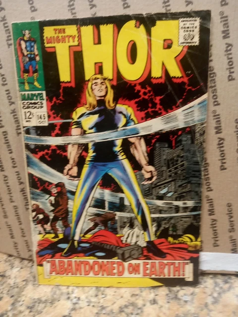 THE MIGHTY THOR COMIC BOOK, Vol. 1, Number 145 Marvel October 1967