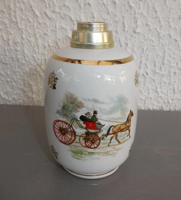 JOLIE LAMPE BERGER REVOL PARIS décor dune guirlande de fruits colorés XXe D
