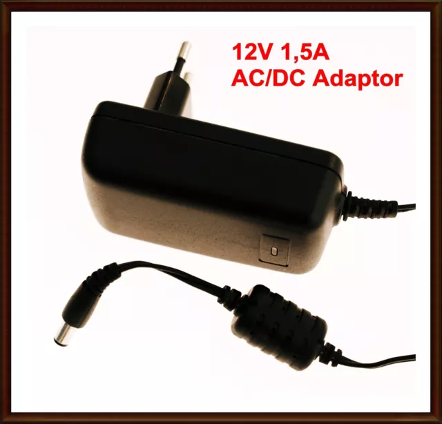 Ladegerät 12V 1,5A SAGEM KSAP0201200150HE AC/DC Adapter 5,5mm Netzteil #R1-C5