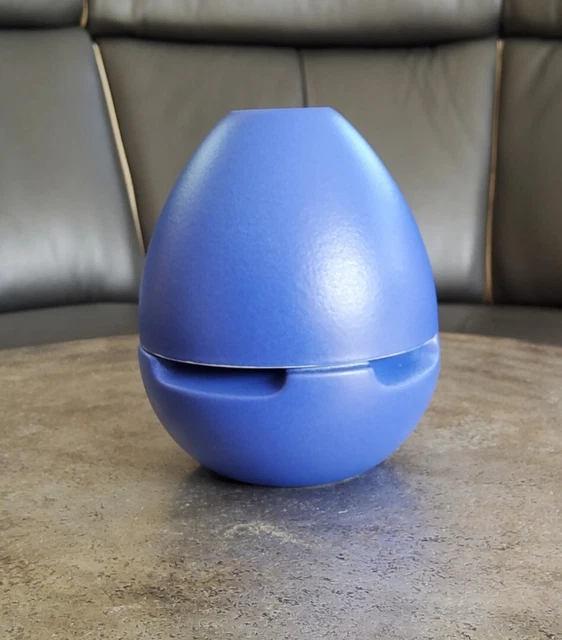 TRÈS JOLIE LAMPE BERGER Neuve en céramique bleue en forme d’ oeuf EUR