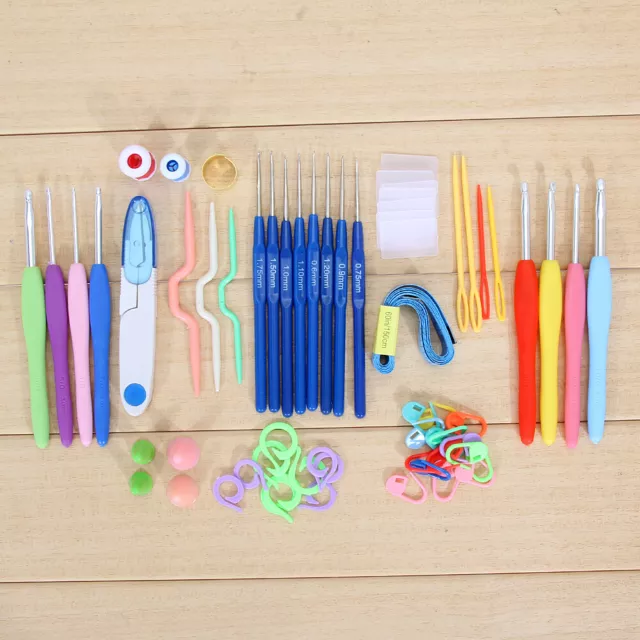 16PCS KNITTING STARTER Kit Accessories Weaving Knitting Tools Set for  Beginners $16.82 - PicClick AU