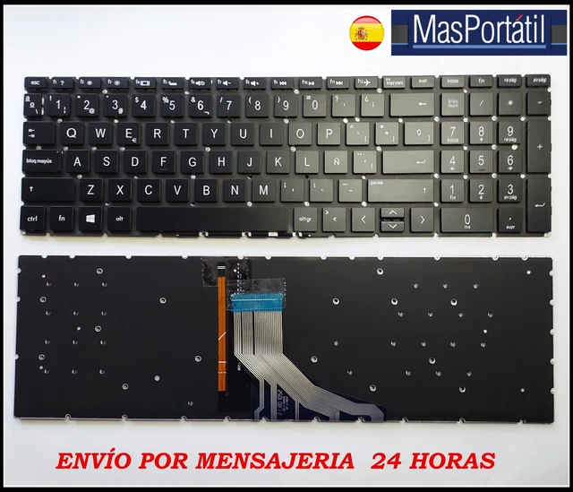 Teclado de repuesto para portátil HP Pavilion 15-BS000 15-BS100 15-BS500 15-BS600 15-BS0XX 15-BS061ST 15-BS062ST US Layout con carcasa C sin panel táctil (negro Teclado de repuesto para portátil HP Pavilion 15-BS000 15-BS100 15-BS500 15-BS600 15-BS0XX 15-BS061ST 15-BS062ST US Layout con carcasa C sin panel táctil (negro