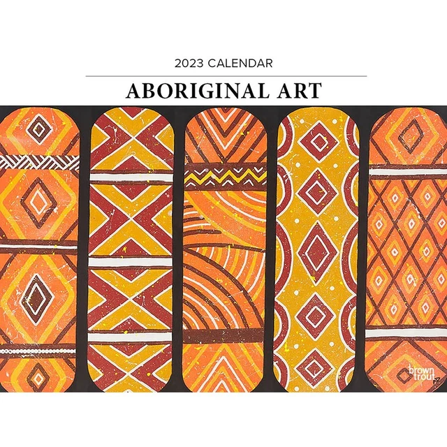 ABORIGINAL ART 2023 Horizontal Wall Calendar 1.61 PicClick