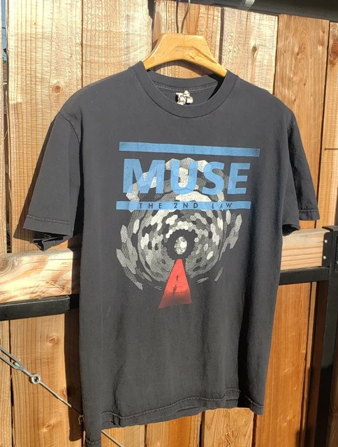 MUSE Concert T-Shirt 2013 2nd Law Tour Men’s XL Two-Sided Tour Date Tee