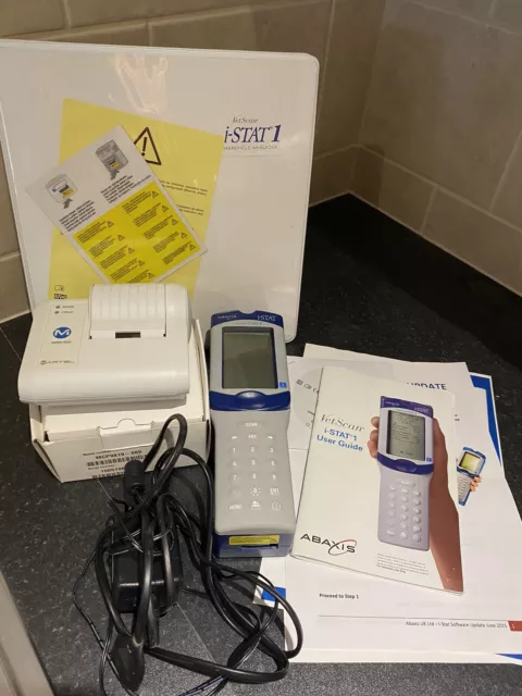 Abbott i-STAT 1 Handheld Clinical Analyzer Model No. 300A + Martel Printer