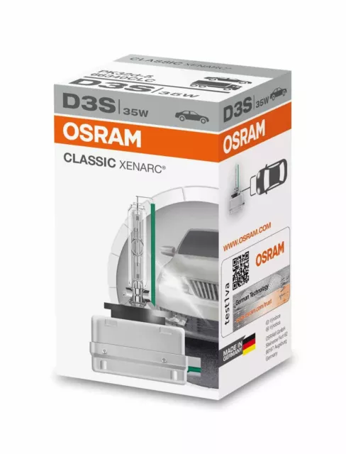 1x Original Osram Xenarc Classic D3s 35W Xenon Brûleur Lampe Ampoule Phares