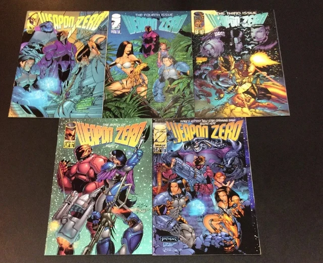 WEAPON ZERO #0 - 4 Comic Books FULL SERIES IMAGE WALT SIMONSON JOE BENITEZ 1995