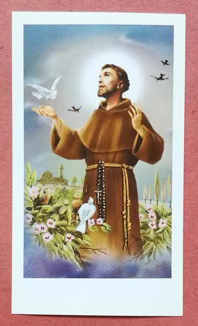 Santino Holy Card: S. Francesco - Ed. EGIM 356 B