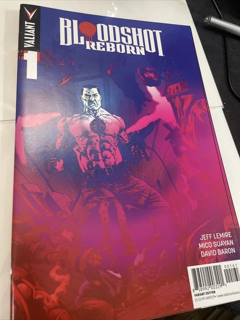 Bloodshot Reborn 1 Valiant Comics NM 2015 Variant Cover Mico Suayan 1:10 Lemire