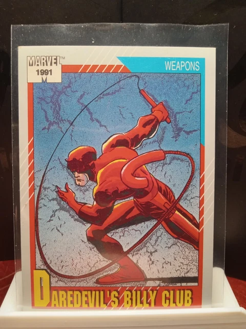 1991 Marvel Comics Impel Trading Card #129 Daredevil's Billy Club.