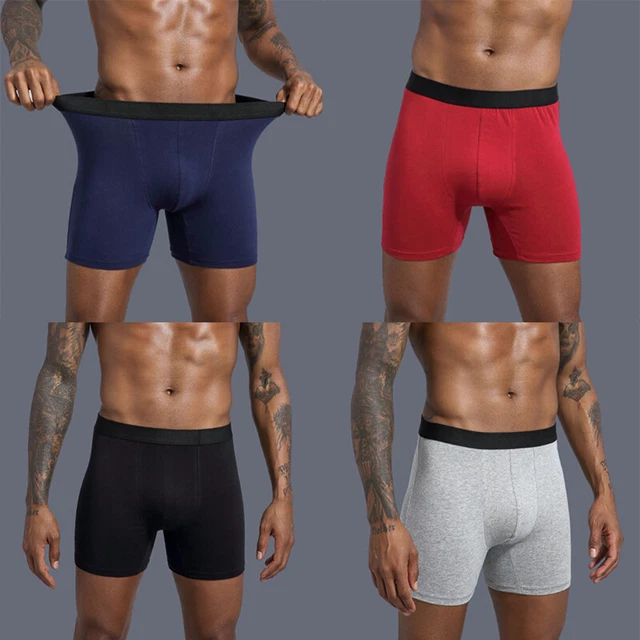 6 Boxer Uomo Bahob – Morbidi E Confortevoli In Misto Cotone – Elastico In Vita – Taglie S-3XL - 3