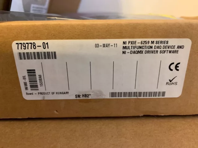 New Sealed National Instruments NI PXIE-6259 PXI Multifunction I/O Module