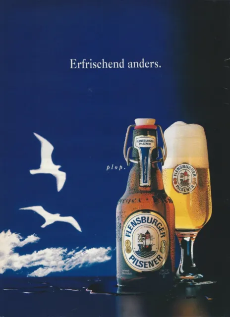 1991  FLENSBURGER PILSENER Beer    Original  Print AD
