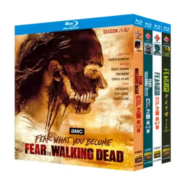 Fear the Walking Dead (Season 1-8)-TV series+Sliding sleeve Blu-ray 14 Disc All