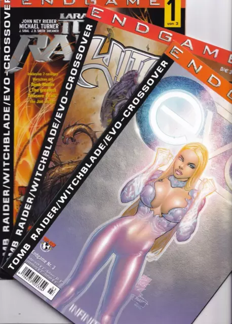 Endgame 1+2+3 Komplett - Tomb Raider 13 + Witchblade 21 + Evo - Infinity 2003