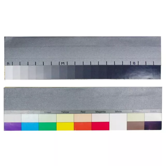 KODAK COLOR SEPARATION Guide and Gray Scale Chart RARE 14 Inches Long ...