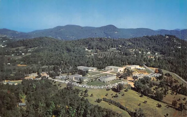 Postcard NC: Aerial View, Asheville-Biltmore College, Asheville, North Carolina