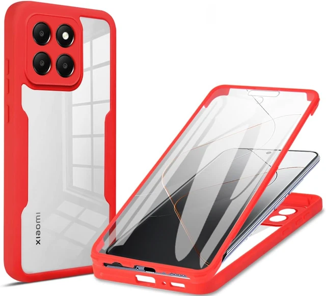 LIUKM Cover Per Xiaomi 13 5G, Custodia 360 Gradi Full Body Trasparente