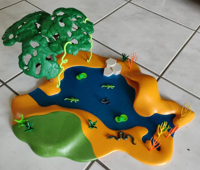 PLAYMOBIL - Roseau Plante Aquatique Pour Décorer étang Ou Marre - Accessoire Ferme, Nature