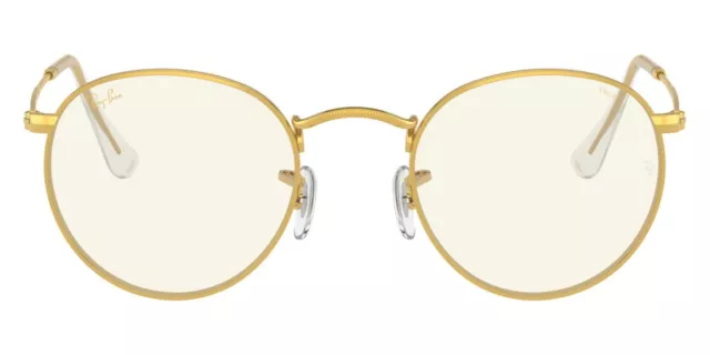 Ray-Ban Round Metal Men's Sunglasses Legend Gold Frame 50-21-145 Round Full Rim