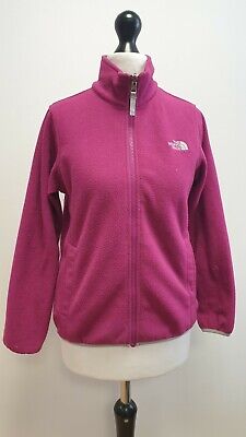 X78 Girls The North Face Pink Fleece Zipped Active Wear Jacket Age 10 Years